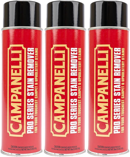 Campanelli Pro Series Stain Remover Point & Spray Carpet & Upholstery Cleaner for Pet Stains & Odors, Food Stains, Wine, Coffee, Dirt and More! – 18oz Aerosol