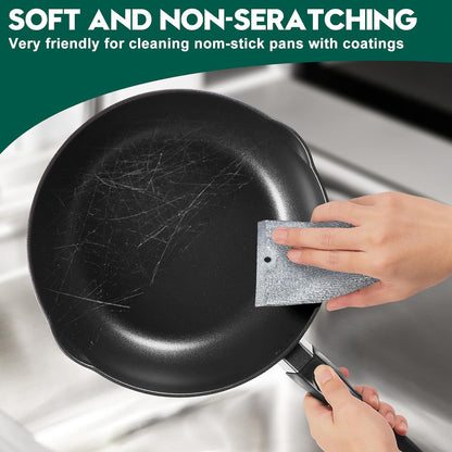 Steel Wool Scrubber, Wire Dishwashing Rags, 10 Pcs Multipurpose Wire Dishcloth, Wet & Dry for Cookware, Sinks, Dishes, Stoves & Fireplaces 5.9“ x 3.9”