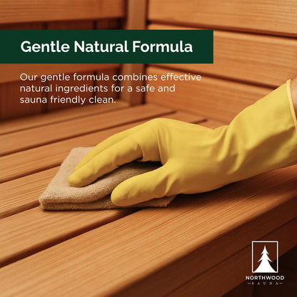 Northwood Sauna - Sauna Cleaner - Natural Wood Cleaner & Deodorizer - Ready-to-Use Spray - 1 Quart (32 Fl Oz)
