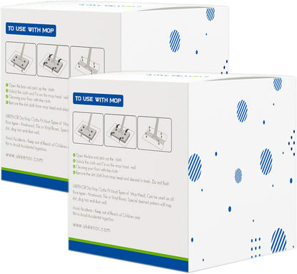 Dry Mop Refills - 160 Count Disposable Dusting Cloths - Electrostatic Cloths - 7.9"x11.6" Box Packing