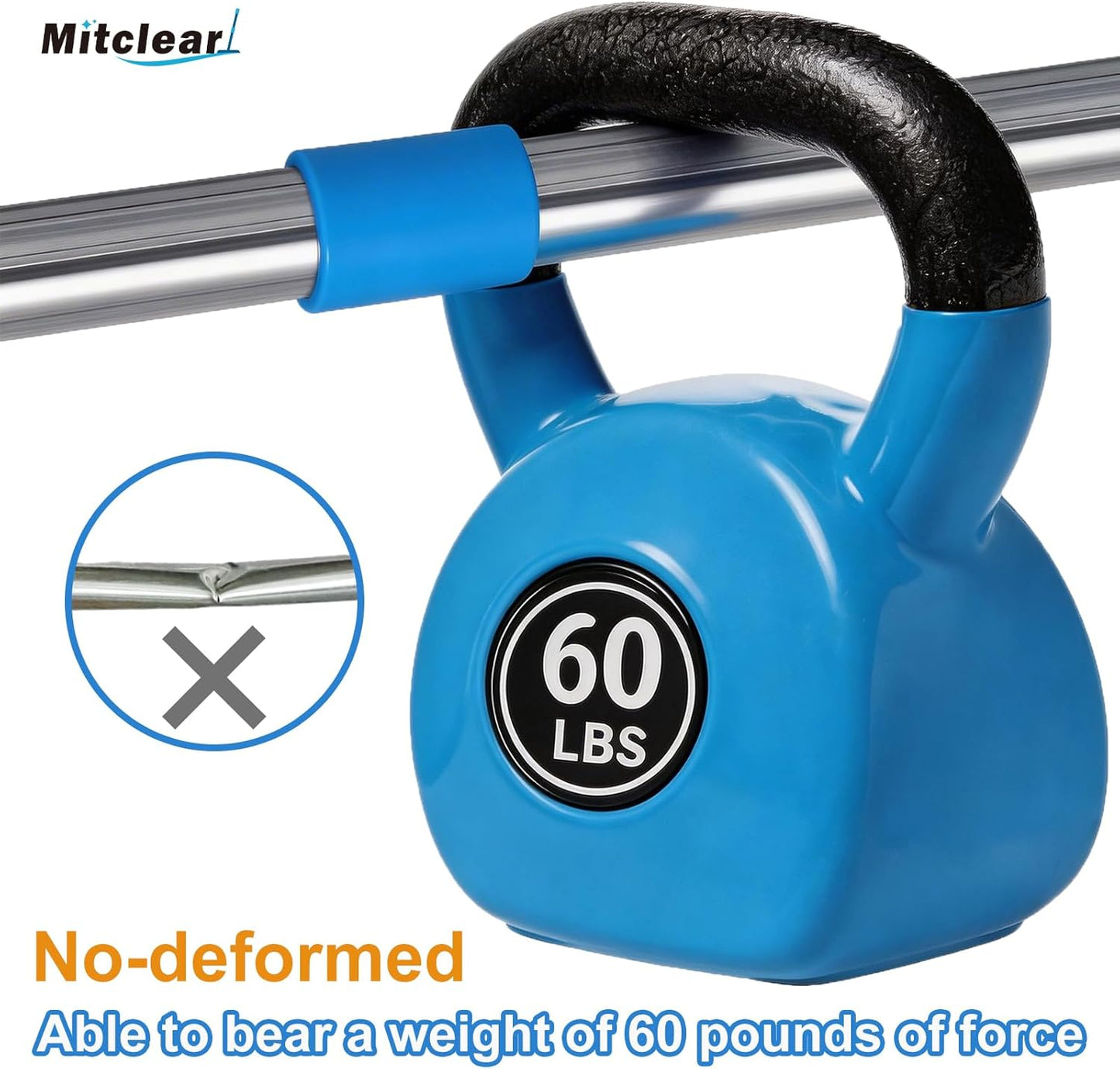 Mitclear 77'' Professional Squeegee Window Cleaner Tool with Extension Pole, Car Windshield Cleaning Kit with Long Handle, Window Washing Equipment for Indoor Outdoor Windows & Car Glass