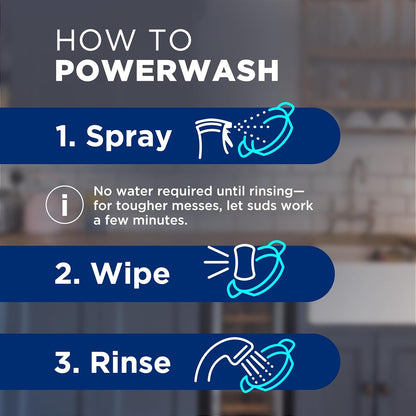 Dawn Powerwash Gain Original Dish Spray, Dish Soap Starter Kit, 16 Fl Oz