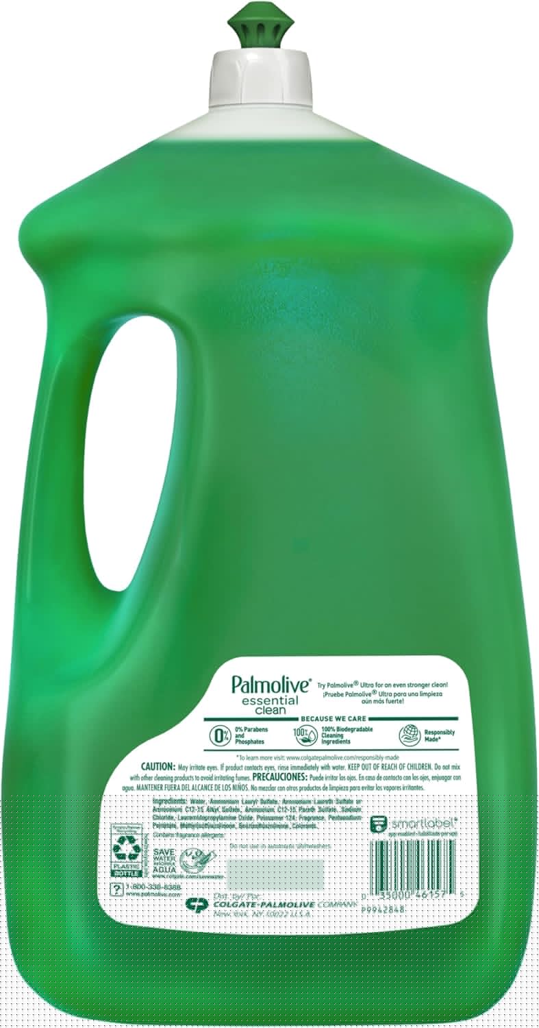 Palmolive Dishwashing Liquid Dish Soap Refill, Essential Clean, Original - 90 fluid ounce