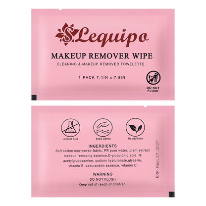 200 pcs Makeup Remover Wipes Bulk Individually Wrapped