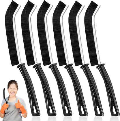 Crevice Cleaning Brush, Multifunctional Cleaning Brush Tool, Bathroom Gap Brush,Grout Brush, Cleaning Tools for Toilet, Bathrooms, Kitchens, Bathtub, Faucets, Sink, Windows，12pcs