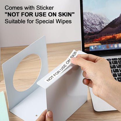 KoKone Wall Mount Wipes Dispenser Compatible for Clorox Lysol - Metal Wipe Canister Holder Cleaning Wipe Holder Container - White Wall Wipes Dispenser Keeper for Kitchen Bathroom Public Restroom
