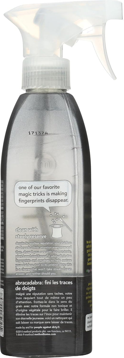 Method, Cleaner Spray Stainless Steel, 12 Fl Oz