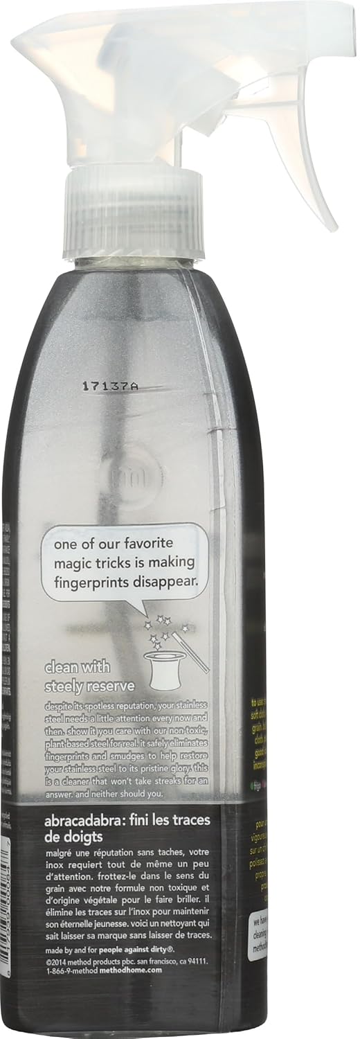 Method, Cleaner Spray Stainless Steel, 12 Fl Oz