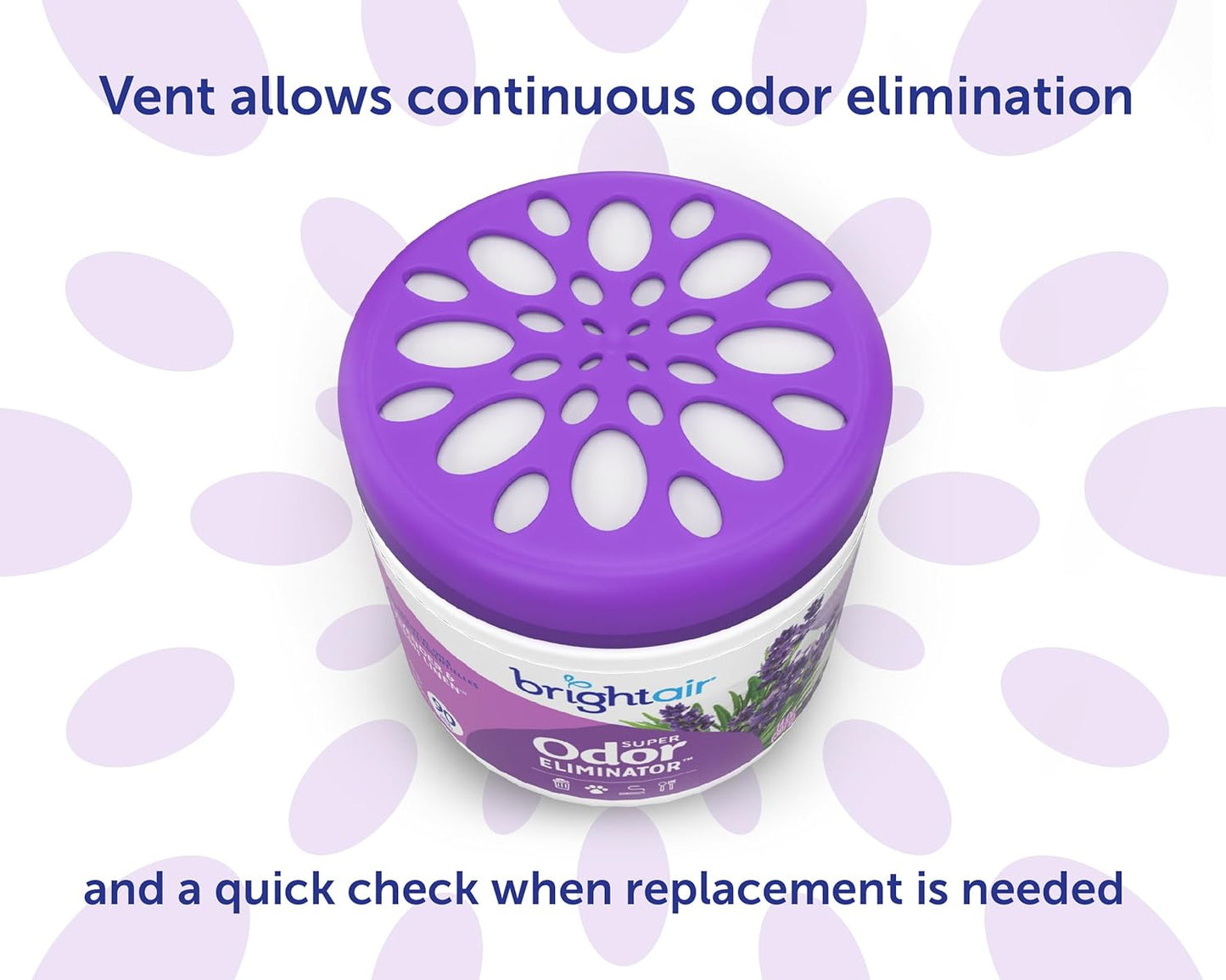Bright Air 14 oz. Super Odor Eliminator, For Medium-Size Spaces, Cool & Clean Scent, Case of 6,Air Freshener, Natural Essential Oils, Lasts Up to 90 Days Each