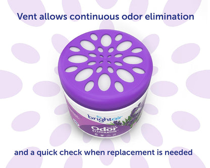 Bright Air 14 oz. Super Odor Eliminator, For Medium-Size Spaces, Cool & Clean Scent, Case of 6,Air Freshener, Natural Essential Oils, Lasts Up to 90 Days Each
