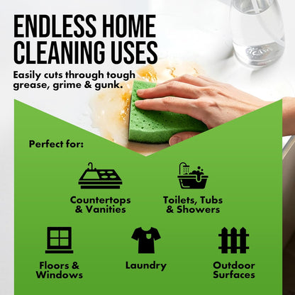 Harris 30% Vinegar Concentrated Extra Strength — All Purpose Cleaner for Home, Garden & Patio
