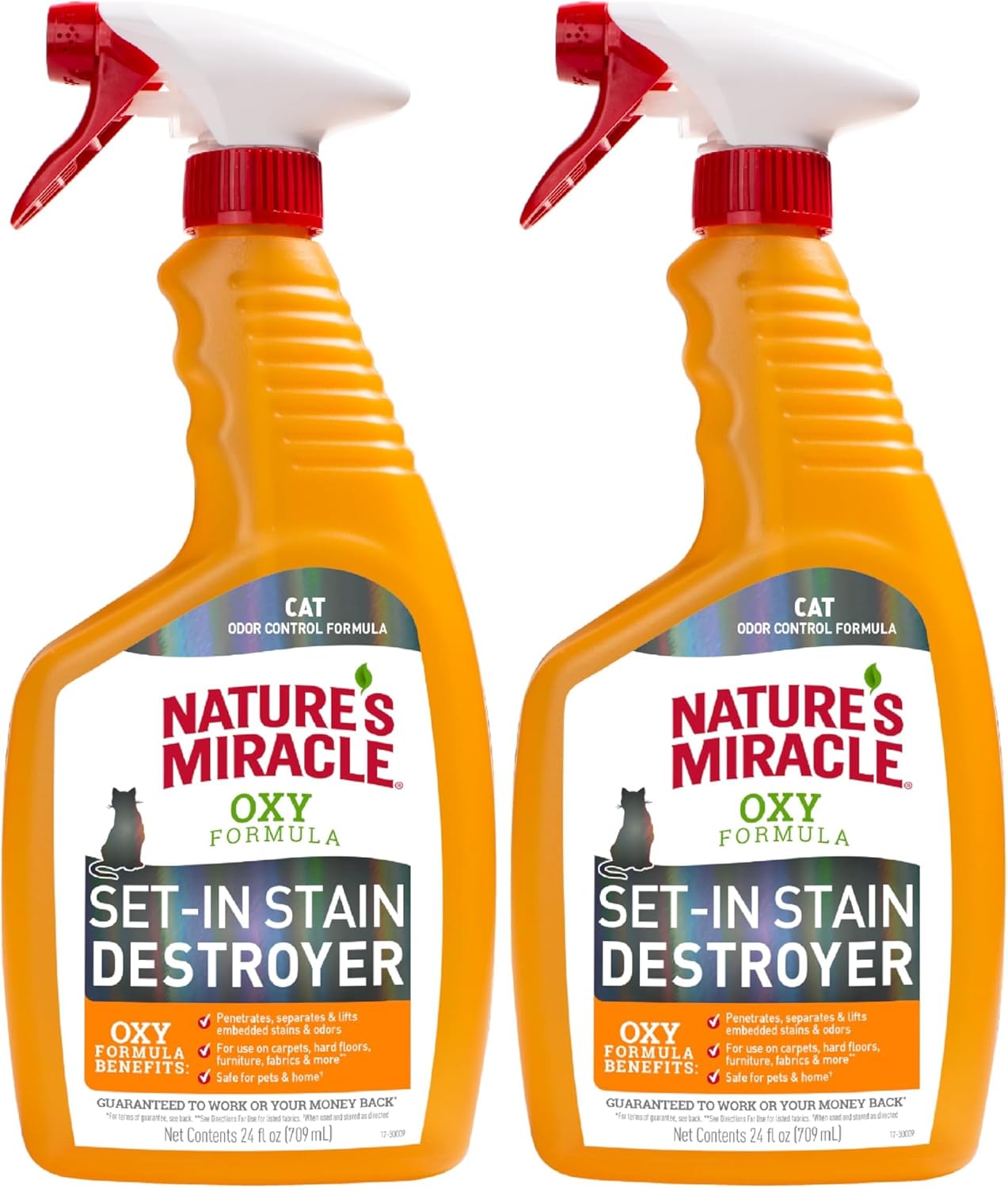 Nature's Miracle Just for Cats Oxy Stain and Odor Remover, 24 fl oz