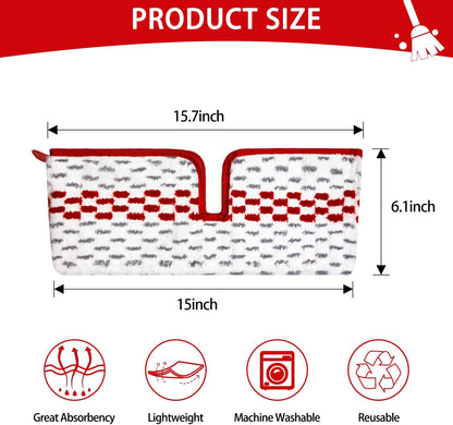 3 Packs Microfiber Spray Mop Pads Compatible with Promist MAX Reusable Spray Mop Refills for Oceda ProMist Dust Mop,Dual-Action Washable Flip Mop Pads Replacement for Dry Wet Floor Cleaning.