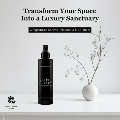 Mavwicks Fragrances - (Luxe) Linen & Room Spray (8oz) – Bedroom & Home Fragrance Mist, Long-Lasting Freshness To Brighten Up Your Space, Fabric & Air Freshener, Aromatherapy Scent Spray