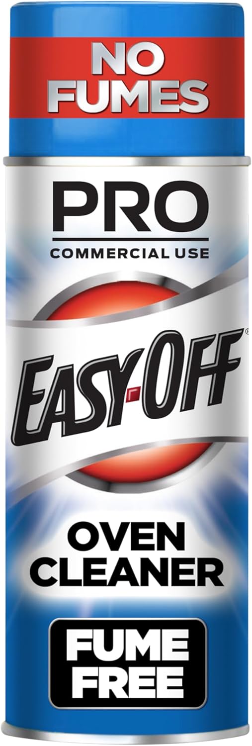 Easy-Off Fume Free PRO size Oven Cleaner Foam, Removes Grease & Burned-On Food, For Ovens, Air Fryers & More 24oz