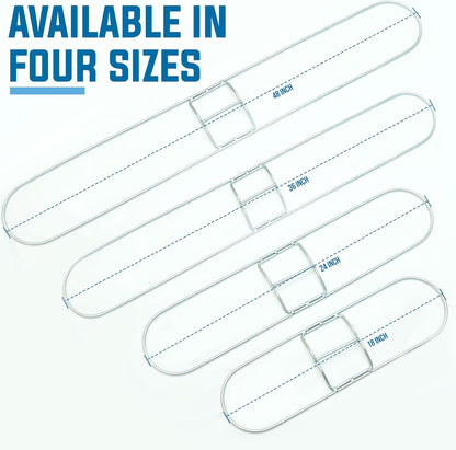 Kleen Handler 24 inch Microfiber Dust Mop | Medium Washable Commercial Mop Head Replacement, Pack of 3