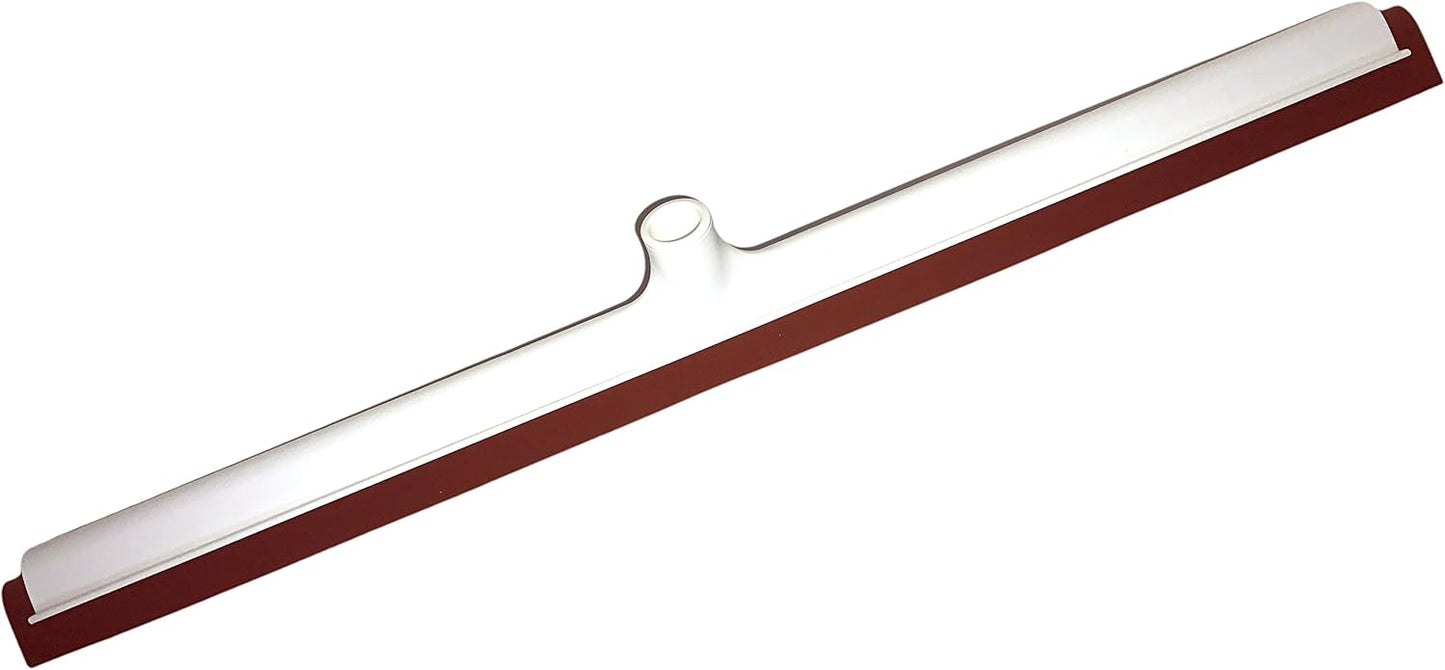 SPARTA Flo-Pac Moss Foam Floor Squeegee Window Squeegee with Plastic Frame for Floor, Bathroom, Kitchen, Concrete, Tile, Garage, Commercial Use, 18 Inches, Red