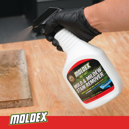 Moldex 7010 Mold & Mildew Instant Stain Remover Trigger Sprayer, 32 oz