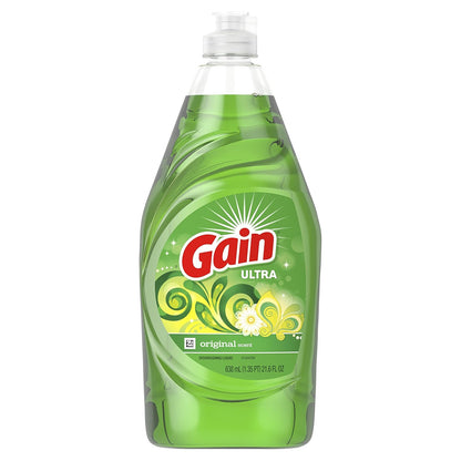 Ultra Dishwashing Liquid Dish Soap, Original Scent , 21.6 Fl Oz (Pack of 1)