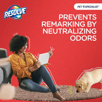 Pet Specialist Heavy Traffic Foam Carpet Cleaner, Pet Stain & Odor Remover, 22 oz Cans, 2 Pack