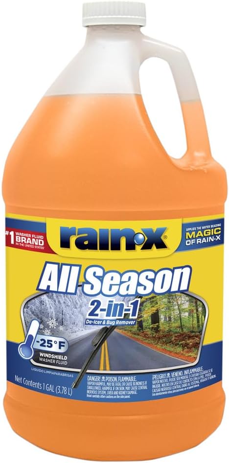 All Season -25°F 2-in-1 De-Icer & Bug Remover Windshield Washer Fluid - 1 Gallon