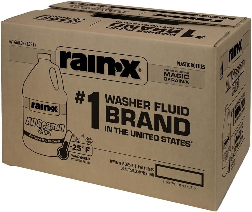 All Season -25°F 2-in-1 De-Icer & Bug Remover Windshield Washer Fluid - 1 Gallon