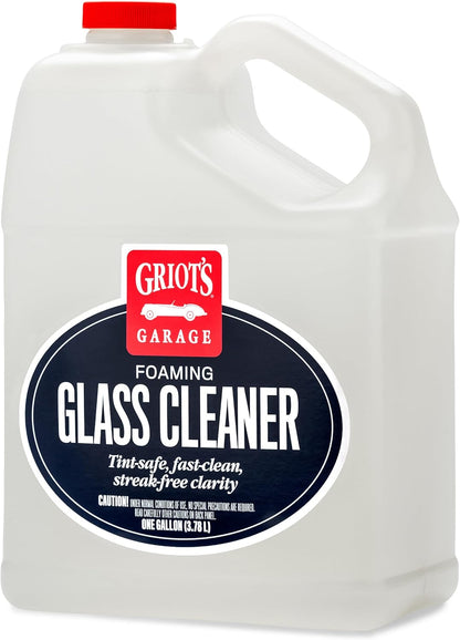 Foaming Glass Cleaner Spray for Car Window, Windshield, Mirror, Tint Safe, No Streak, Dye and Ammonia-Free Formula, 22 Oz, 10891