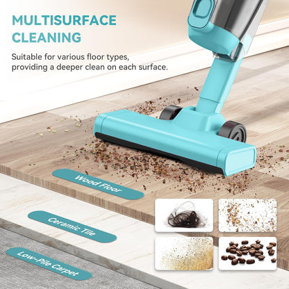 Vazone R6X Corded Stick Vacuum Cleaners for Home, 20Kpa Powerful Suction Stick Vacuum with 16Ft Cord, 2 in 1 Lightweight Vacuum Cleaner for Hardwood Floor Pet Hair