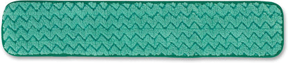 Rubbermaid Commercial Products HYGEN 24" Microfiber Dust Pad with Fringe Green for Janitorial/Professional Cleaners and Heavy-Duty Industrial Cleaning/Dusting/Sweeping