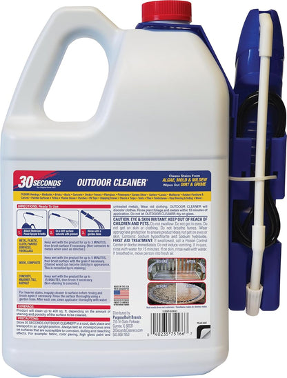 30 SECONDS Outdoor Mold & Mildew Stain Remover Spray | Ready To Use | 32 fl. oz. | 2 Pack
