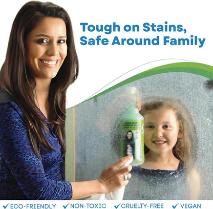 Bio Clean: Eco Friendly Hard Water Stain Remover (40oz Large). Pack of 2