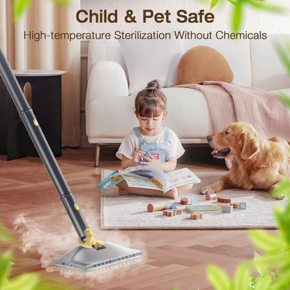 Cordless Electric Spin Mop with Water Sprayer, 300ml Tank Self-Propelled Floor Cleaner for Hardwood & Tile, Quiet Cleaning, Adjustable Handle, 2500mAh Long-Lasting Battery, Pink