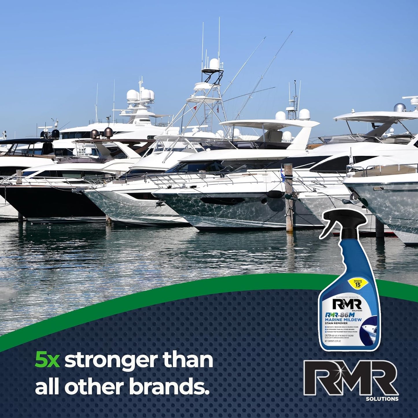 RMR-86M 24 Fl OZ, Marine Mold Stain and Mildew Stain Remover - Scrub Free Formula, Multi-Surface Cleaner for Boats