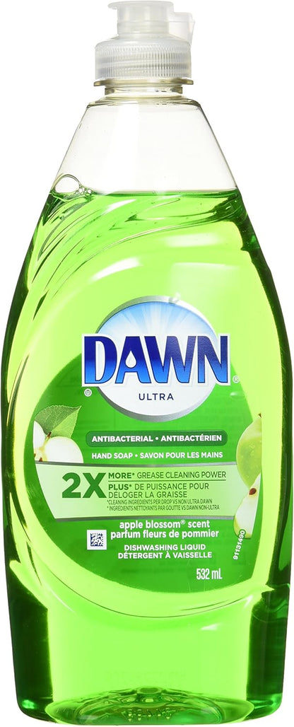 Dawn Ultra Antibacterial Dishwashing Liquid Dish Soap, Apple Blossom Scent - 7 fl oz