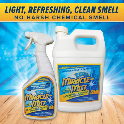 MiracleMist Instant Cleaner for Indoor and Outdoor Use, 32 oz | 2 Pack (64 OZ Spray)