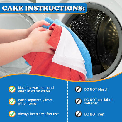 FIXSMITH Microfiber Cleaning Cloth - Pack of 8, Size: 12 x 16 in, Multi-Functional Cleaning Towels, Highly Absorbent Cleaning Rags, Lint-Free, Streak-Free Cleaning Cloths for Car Kitchen Home