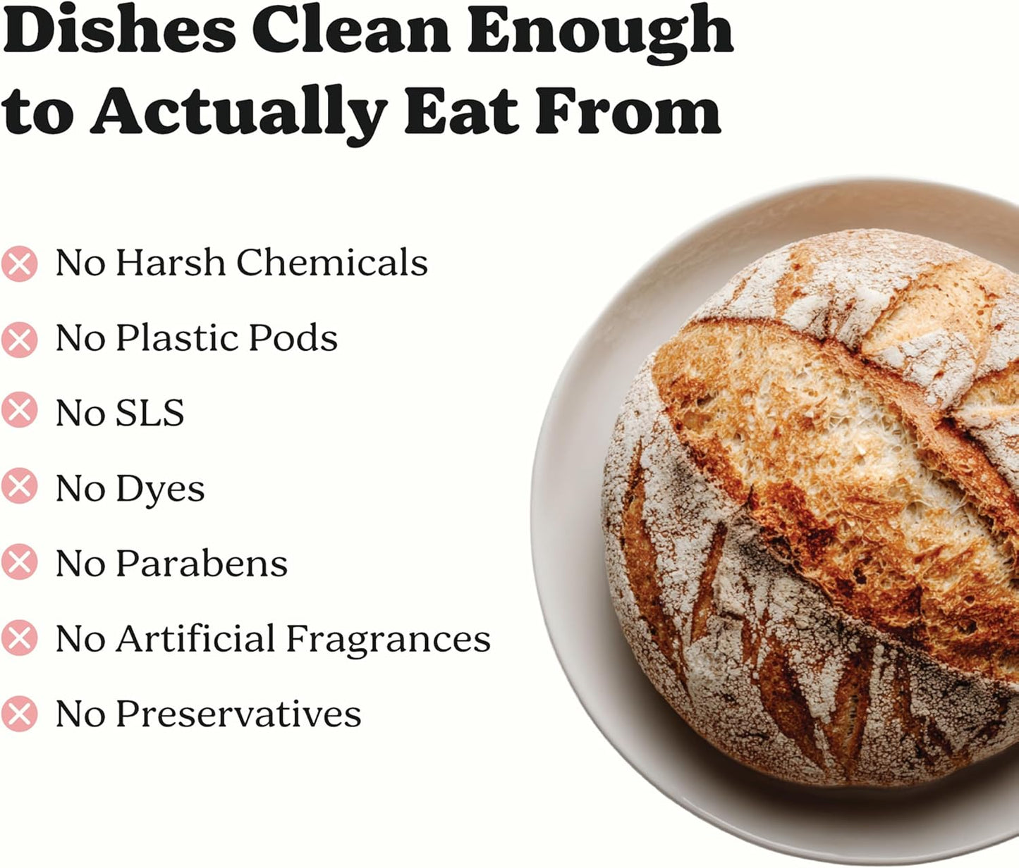 Pronounce Dishwasher Detergent Powder - Cleaner Ingredients, Fragrance Free - Ultra Concentrated, Cuts Grease and Grime, Dishwasher Pods Alternative (Residue-Free). (80 Loads, Unscented)