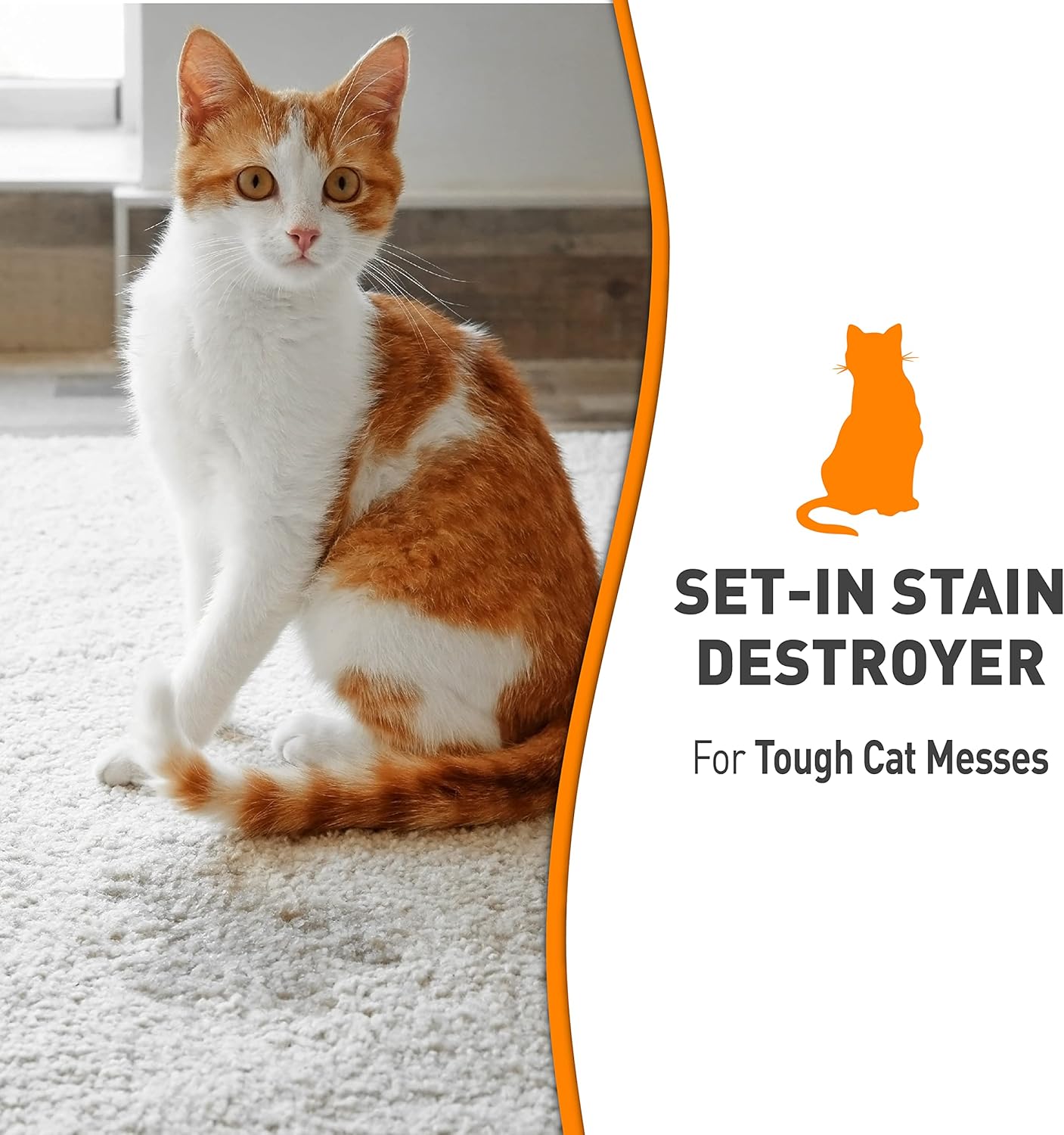 Nature's Miracle Just for Cats Oxy Stain and Odor Remover, 24 fl oz