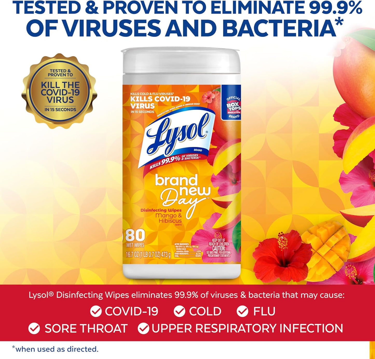 Lysol Disinfectant Wipes, Dorm Room Essentials, Multi-Surface Antibacterial Cleaning Wipes, For Disinfecting and Cleaning, Crisp Linen, 80 Count