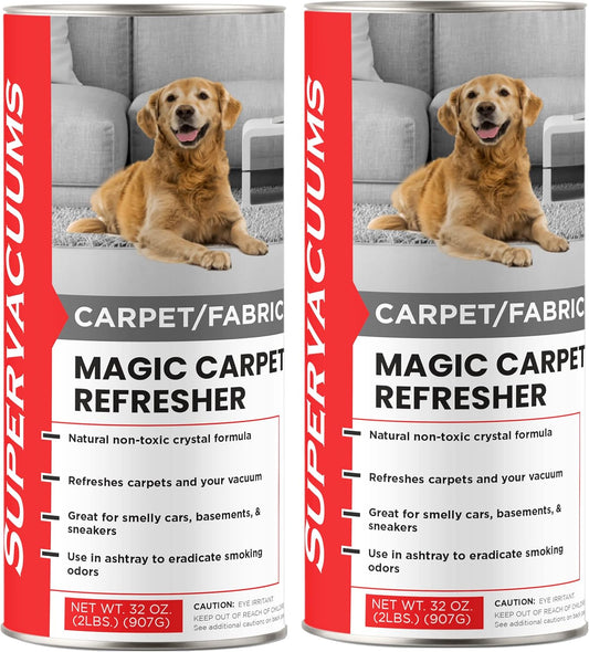 Magic Carpet Refresher for Carpet and Fabric - 2-Pack of 32oz Cans