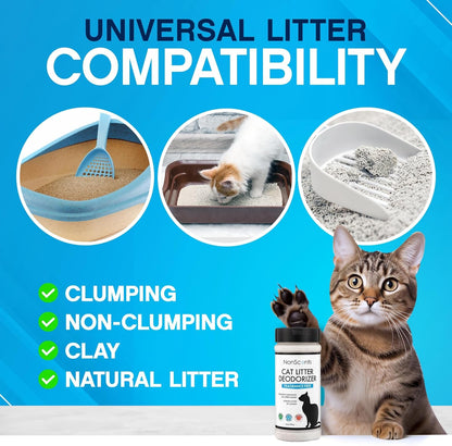 NonScents Odor Control Cat Litter Deodorizer - Professional Strength Odor Neutralizer, 16oz