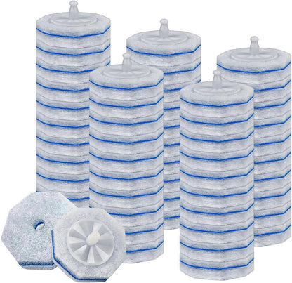 50 Count Toilet Bowl Wand Refills for Clorox, Upgrade Replacement Heads, Compatible with Clorox Toilet Wand Refills for Efficient Cleaning