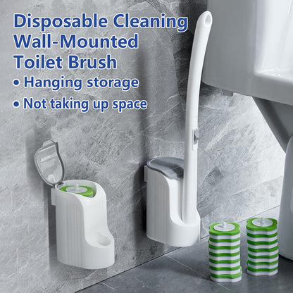 Toilet Bowl Wand Cleaner Refills,Disposable 30 Magic Sponge Eraser Wand Refills, for Bathroom Toilet Cleaning Brush(Refills, 30 PCS)