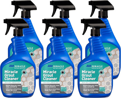 Miracle Sealants Heavy Duty Miracle Grout Cleaner Spray for Natural Stone, Marble, Tile & Grout, Quart