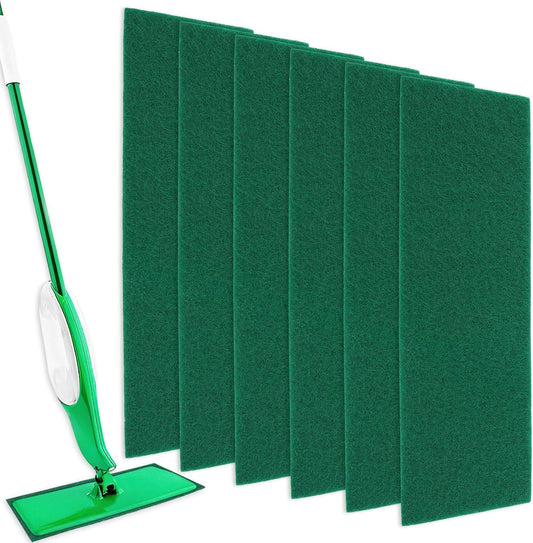 6 Pack Upgraded Spray Mop Refills for Libman Freedom Spray Mop, Washable Microfiber Spray Mop Replacement Head, 6 Count Reusable Mop Pads