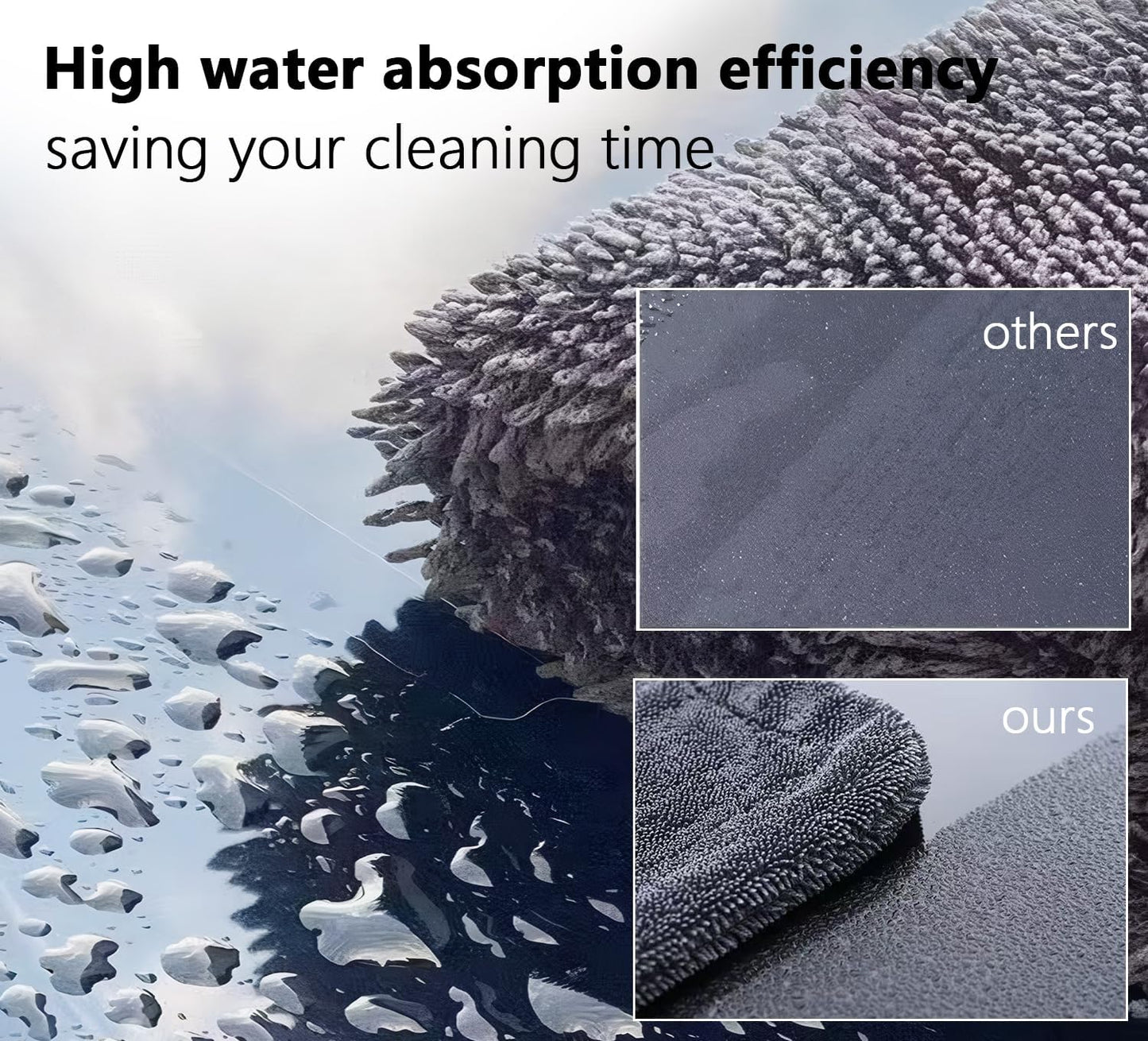Cleaning Wipes Cloths,5pcs Cleaning Drying Towels,Shower Doors Drying Towels,12 * 10” Streak Free Glass Window Car Mirror Super Absorben Microfiber Cleaning Cloths Cleaner(5pcs grey12*10”)