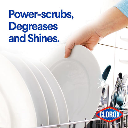 Clorox Triple Action Dishwasher Detergent Pacs, 16 Count Dishwashing Pacs, Fresh Scent