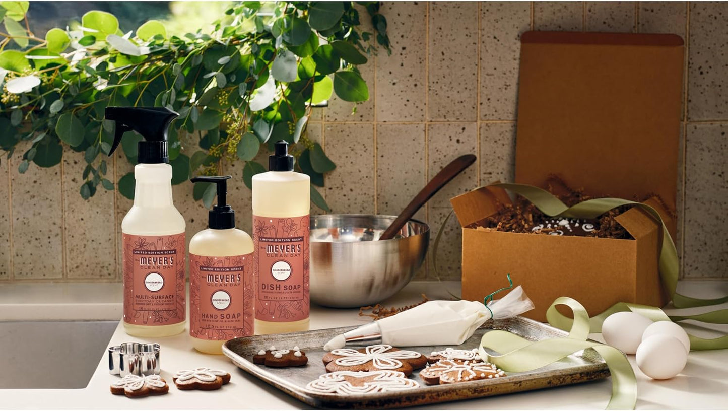 MRS. MEYER'S CLEAN DAY Multi-Surface Everyday Cleaner, Gingerbread Scent, 16 Fl Oz Bottle