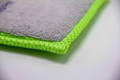 NoStench Kitchen Sponge | Odor Resistant, Non-Scratch Microfiber Mesh & Terry Cloth Sponge, Long Lasting Odor Protection | Durable, 4 Pack