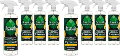 Seventh Generation All Purpose Cleaning Spray Surface Cleaner Lemon Chamomile scent Cuts Grease 23 oz, Pack of 4